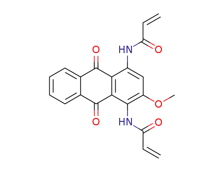 1,4-Bis-(acryloylamino)-2-methoxy-anthrachinon
