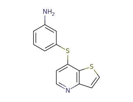 3-(thieno[3,2-b]pyridin-7-ylthio)aniline