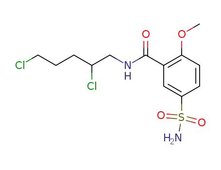 5-(Aminosulphonyl)-N-(2,5-dichloropentyl)-2-methoxybenzamide