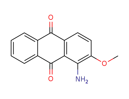 Molecular Structure of 10165-33-0 (1-amino-2-methoxyanthracene-9,10-dione)