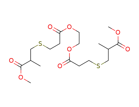 dimethyl 3,3’-(((ethane-1,2-diylbis(oxy))bis(3-oxopropane-3,1-diyl))bis(sulfanediyl))bis(2-methylpropanoate)