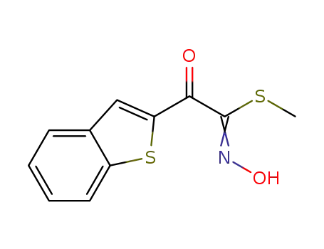 methyl 2-(benzo[b]thiophen-2-yl)-N-hydroxy-2-oxoethanimidothioate