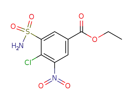 ethyl-4-chloro-3-nitro-5-sulphamyl-benzoate