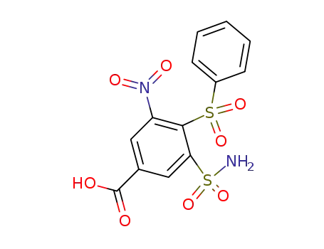 3-nitro-4-phenylsulphonyl-5-sulphamyl-benzoic acid