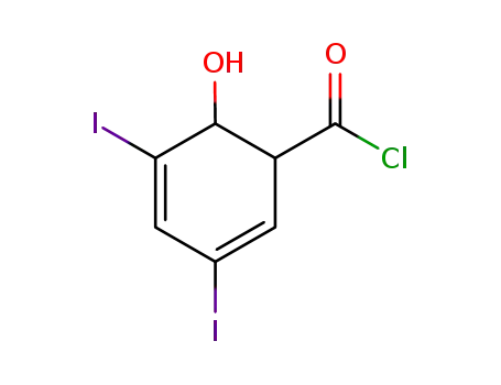2-hydroxy-3,5-diiodobenzoic acid chloride