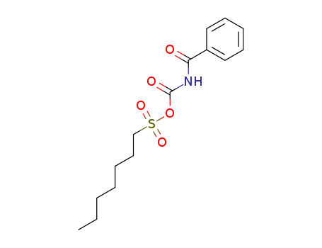 benzoylcarbamic heptane-1-sulfonic anhydride