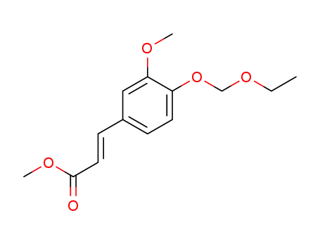(E)-methyl 3-(4-(ethoxymethoxy)-3-methoxyphenyl)acrylate