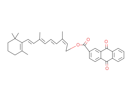 O-(9.10-dioxo-9.10-dihydro-anthracenecarbonyl-(2))-[7t.9t.11t.13c]retinol