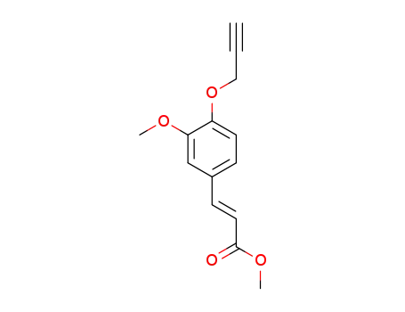 methyl (E)-3-(3-methoxy-4-prop-2-ynoxyphenyl)prop-2-enoate