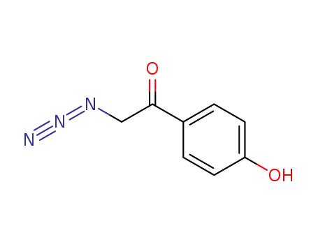 Molecular Structure of 169315-44-0 (Ethanone, 2-azido-1-(4-hydroxyphenyl)-)