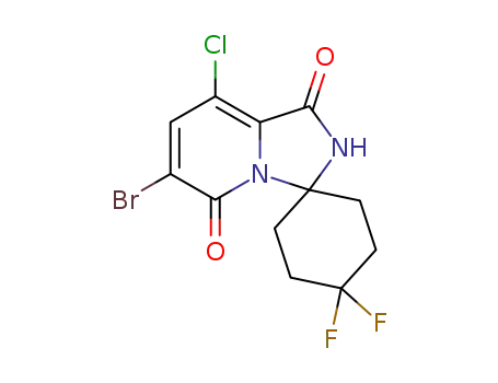 6-bromo-8-chloro-4',4'-difluoro-spiro[2himidazo[1,5-a]pyridine-3,1'-cyclohexane]-1,5-dione