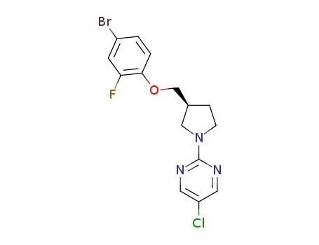 (S)-2-(3-((4-bromo-2-fluorophenoxy)methyl)pyrrolidin-1-yl)-5-chloropyrimidine