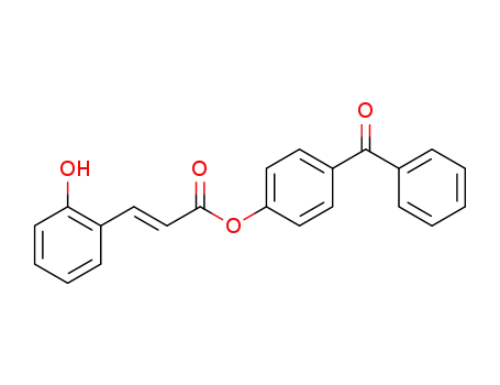 4-benzoylphenyl (E)-3-(2-hydroxyphenyl)acrylate