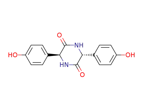(R),6(S)-bis(4-hydroxyphenyl)piperazine-2,5-dione