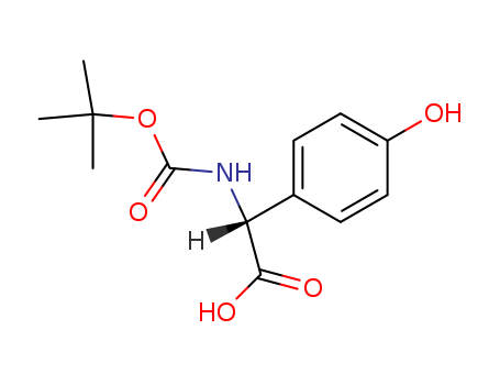 N-Boc protected D-4-hydroxyphenylglycine