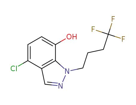 4-chloro-1-(4,4,4-trifluorobutyl)indazol-7-ol