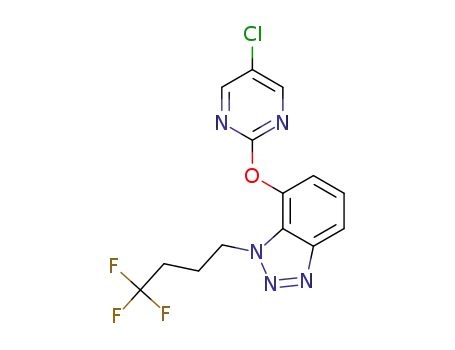 7-(5-chloropyrimidin-2-yl)oxy-1-(4,4,4-trifluorobutyl)benzotriazole