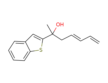 rac-(E)-2-(benzo[b]thiophen-2-yl)hepta-4,6-dien-2-ol