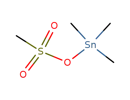 Molecular Structure of 44823-89-4 (Stannane, trimethyl[(methylsulfonyl)oxy]-)