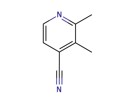 Molecular Structure of 131895-50-6 (4-Pyridinecarbonitrile,2,3-dimethyl-(9CI))