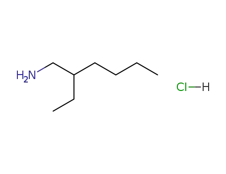 Molecular Structure of 26392-49-4 (2-ETHYLHEXYLAMINE HYDROCHLORIDE)