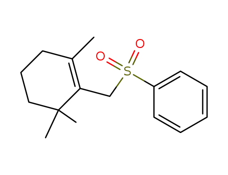 Benzene, [[(2,6,6-trimethyl-1-cyclohexen-1-yl)methyl]sulfonyl]-