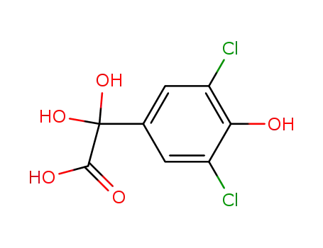 2-(3,5-dichloro-4-hydroxyphenyl)-2,2-dihydroxyacetic acid