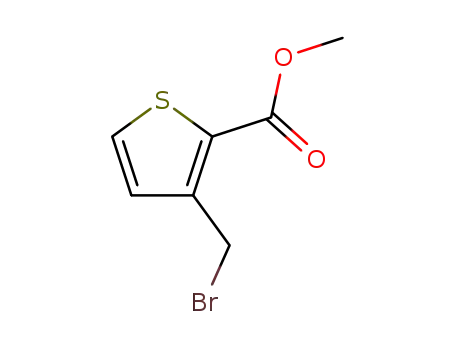 Molecular Structure of 59961-15-8 (3-Bromomethyl-thiophene-2-carboxylic acid methyl ester)