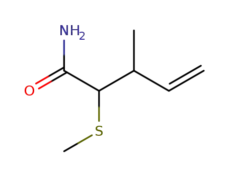 3-Methyl-2-methylsulfanyl-pent-4-enoic acid amide