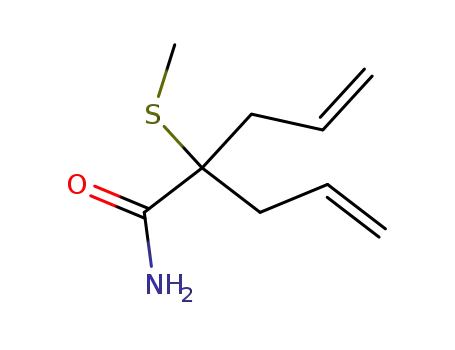 2-Allyl-2-methylsulfanyl-pent-4-enoic acid amide