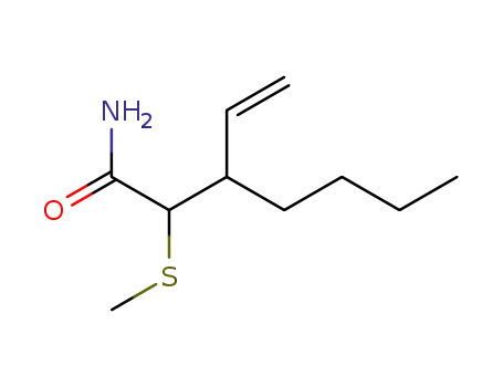 2-Methylsulfanyl-3-vinyl-heptanoic acid amide