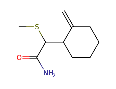 2-(2-Methylene-cyclohexyl)-2-methylsulfanyl-acetamide