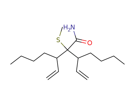 2-Methylsulfanyl-3-vinyl-2-(1-vinyl-pentyl)-heptanoic acid amide