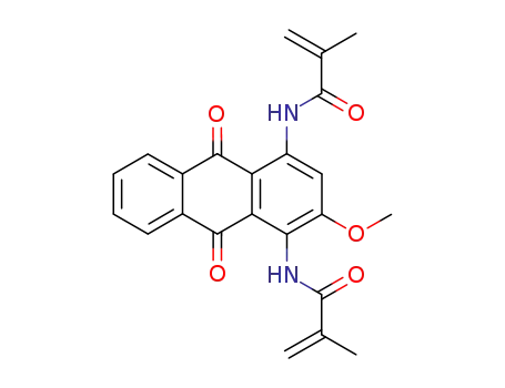 1,4-bis(methacryloylamino)-2-methoxyanthraquinone