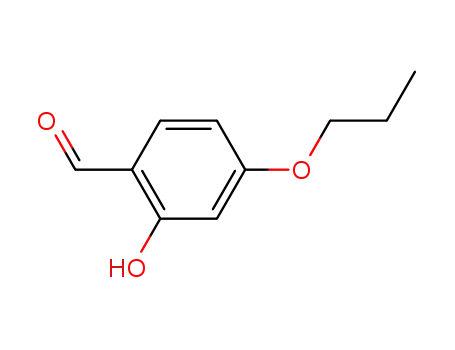 Molecular Structure of 63667-47-0 (2-hydroxy-4-propoxy-benzaldehyde)