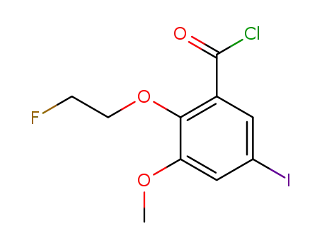 2-(2-Fluoro-ethoxy)-5-iodo-3-methoxy-benzoyl chloride