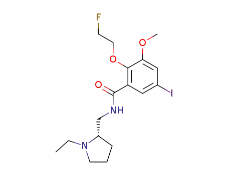 (S)-(-)-2-(2-fluoroethoxy)-5-iodo-3-methoxy-N-[(1-ethyl-2-pyrrolidinyl)methyl]benzamide