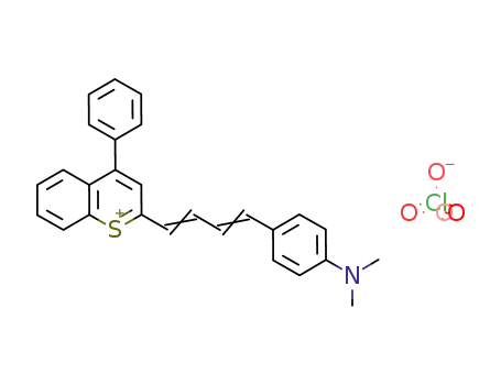 2-[(1E,3E)-4-(4-Dimethylamino-phenyl)-buta-1,3-dienyl]-4-phenyl-thiochromenylium; perchlorate