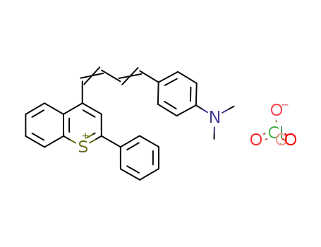 4-[(1Z,3E)-4-(4-Dimethylamino-phenyl)-buta-1,3-dienyl]-2-phenyl-thiochromenylium; perchlorate