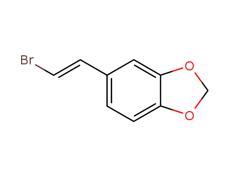 Molecular Structure of 77150-95-9 ((E)-5-(2-BroMovinyl)benzo[d][1,3]dioxole)