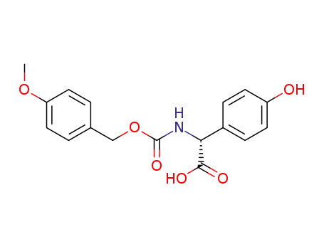 D-2-(4-hydroxyphenyl)-2-(4-methoxybenzyloxycarbonylamino)acetic acid