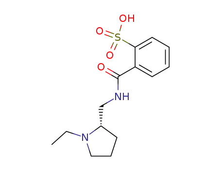 2-[((S)-1-Ethyl-pyrrolidin-2-ylmethyl)-carbamoyl]-benzenesulfonic acid