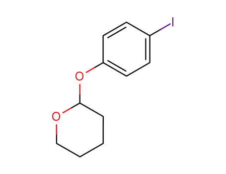 Molecular Structure of 99522-34-6 (2H-Pyran, tetrahydro-2-(4-iodophenoxy)-)