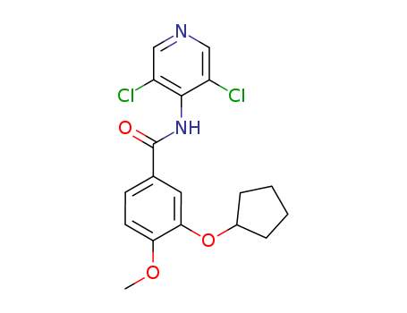 3-(CYCLOPENTYLOXY)-N-(3,5-DICHLOROPYRIDIN-4-YL)-4-METHOXYBENZAMIDE