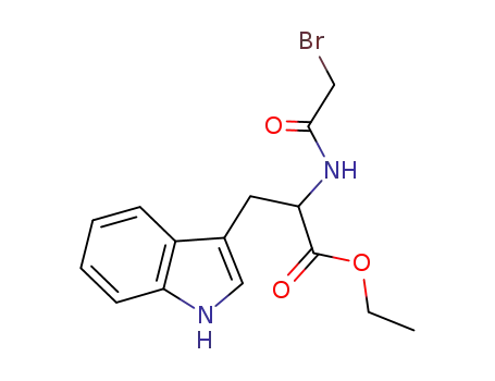 N-(bromoacethyl)-D,L-tryptophan ethyl ester