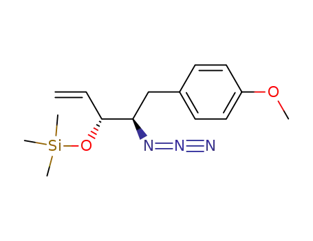 {(R)-1-[(R)-1-Azido-2-(4-methoxy-phenyl)-ethyl]-allyloxy}-trimethyl-silane