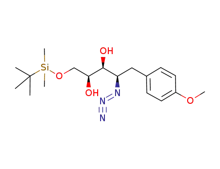(2S,3S,4R)-4-Azido-1-(tert-butyl-dimethyl-silanyloxy)-5-(4-methoxy-phenyl)-pentane-2,3-diol