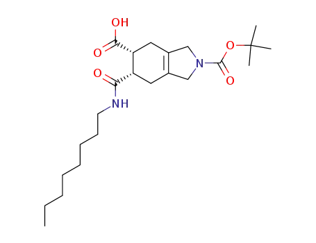 6-carboxy-2,3,4,5,6,7-hexahydro-2-(dimethylethoxy)carbonyl-N-octyl-1H-isoindole-5-carboxamide
