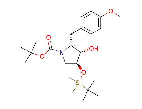 (2R,3S,4S)-1-(tert-Butoxycarbonyl)-4-(tert-butyldimethylsilyloxy)-3-hydroxy-2-(4-methoxybenzyl)pyrrolidine