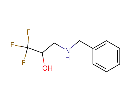 Molecular Structure of 178218-36-5 (3-Benzylamino-1,1,1-trifluoro-propan-2-ol)
